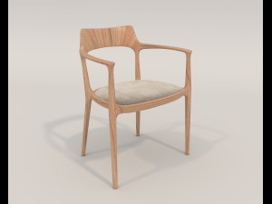 Dining Table and Chairs 3 3D Model