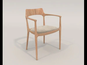 Mesa de comedor y sillas 3 Modelo 3D