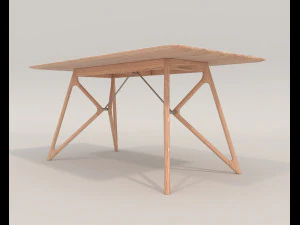 Mesa de comedor y sillas 3 Modelo 3D