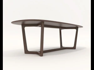 Dining Table and Chairs 4 3D Model