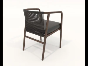 Dining Table and Chairs 4 3D Model