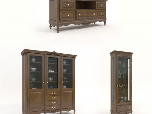 European Style Cabinets Collection 2 3D Model