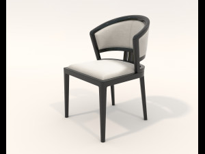 Dining Table and Chairs 5 3D Model