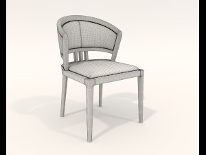 Dining Table and Chairs 5 3D Model