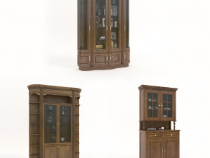 European Style Cabinets Collection 4 3D Model
