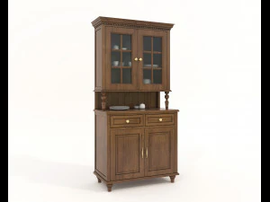 Colecci&oacute;n de gabinetes de estilo europeo 4 Modelo 3D