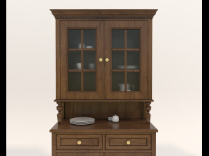 European Style Cabinets Collection 4 3D Model