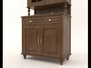 Colecci&oacute;n de gabinetes de estilo europeo 4 Modelo 3D