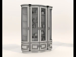 Colecci&oacute;n de gabinetes de estilo europeo 4 Modelo 3D