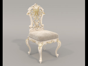 Classic Dining Table and Chairs 22 3D मॉडल