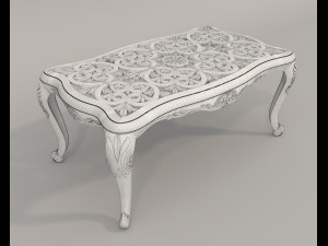 Classic Dining Table and Chairs 22 3D मॉडल