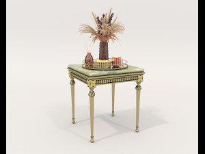 Classic Coffee Table and Armchairs 15 Modelo 3D