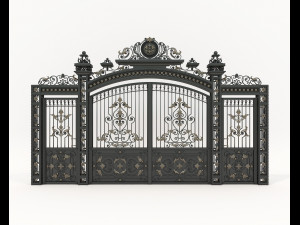 Classic Mansion Gate 4 3Dモデル
