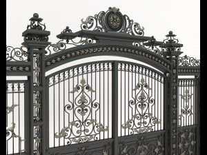 Classic Mansion Gate 4 3Dモデル