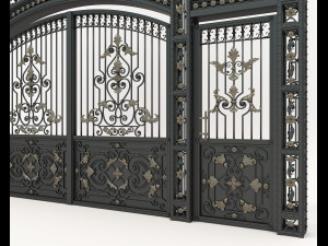 Classic Mansion Gate 4 3Dモデル