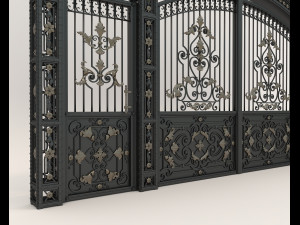Classic Mansion Gate 4 3Dモデル