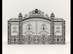Classic Mansion Gate 4 3Dモデル