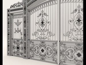 Classic Mansion Gate 4 3Dモデル
