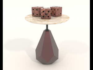 Contemporary Style Coffee Table and Armchair 18 3D मॉडल