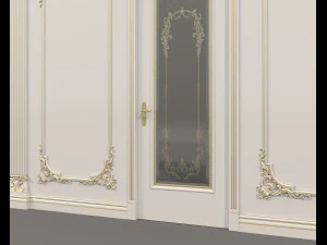 Classic Interior Wall Decoration 18 3D Model