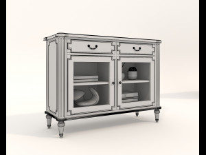 European Style Cabinets Collection 5 3D Model