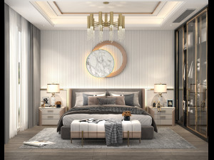 Modern Bedroom Interior Scene 31 Modello 3D