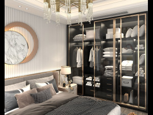 Modern Bedroom Interior Scene 31 Modello 3D
