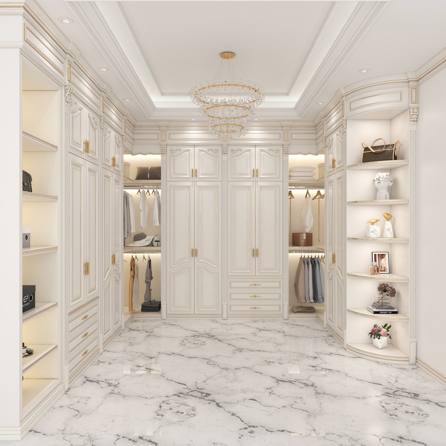 Shoe Storage Wardrobe bedroom Shoe cabinet Full Scene 3D model