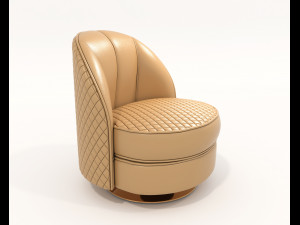 Modern Coffee Table and Armchair 6 Modelo 3D