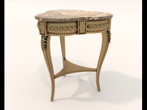 Classic Coffee Table and Armchairs 18 Modello 3D