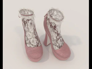 Women Shoes Collection 12 3D Model