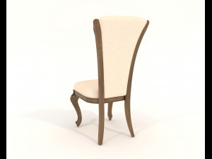 European Style Dining Table and Chairs 21 Modello 3D