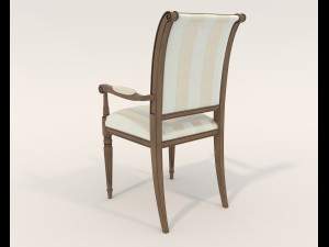 Restaurant Dining Table and Chairs 3 Modèle 3D