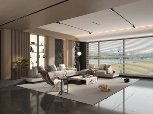 Modern Living Room Scene 8 3D Model