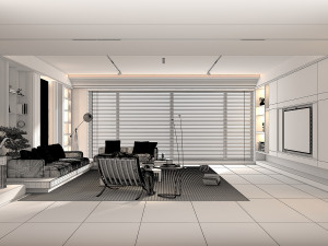 Modern Living Room Scene 8 3D 模型