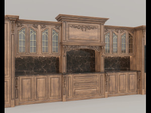 Classic Kitchen 6 Model 3D