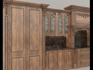 Classic Kitchen 6 Model 3D