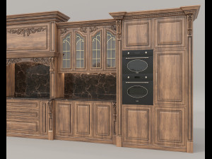 Classic Kitchen 6 Model 3D