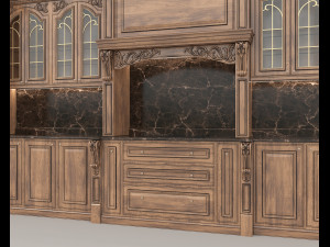 Classic Kitchen 6 Model 3D