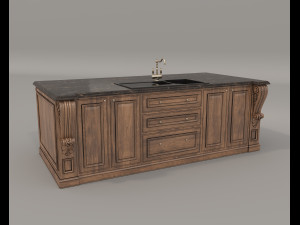 Classic Kitchen 6 Model 3D