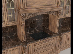 Classic Kitchen 6 Model 3D