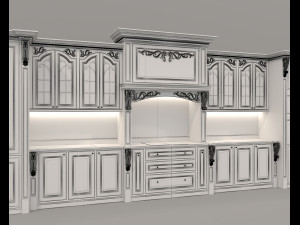 Classic Kitchen 6 Model 3D