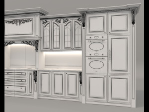 Classic Kitchen 6 Model 3D