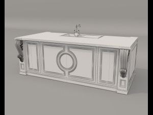 Classic Kitchen 6 Model 3D