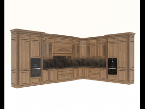 European Style Kitchen 8 Modelo 3D