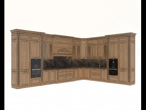 यूरोपीय शैली की रसोई 8 3D मॉडल