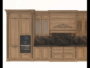 European Style Kitchen 8 3D Model