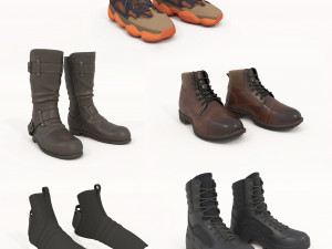 Shoes Collection 13 3D Model