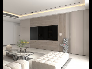 Modern Living Room Scene 9 Model 3D