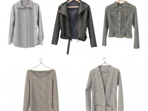 Clothing on Hanger 13 3D Model